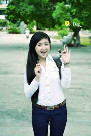 hot girl xíu cool đi thi, hình girl xinh, kute nhất